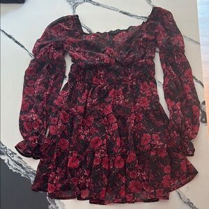 Floral Long Sleeve Dress